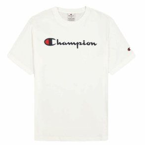 Kort�rmet T-shirt til M�nd Champion SS TEE 220256 Hvid