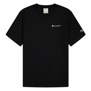 Kortrmet T-shirt til Mnd Champion Champion Crewneck Sort