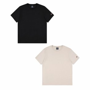 Kortrmet T-shirt til Mnd Champion Sort 2 enheder