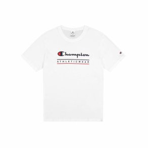 Kortrmet T-shirt til Mnd Champion Champion SS Hvid