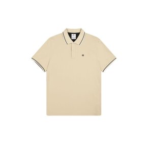 Kort�rmet Polotr�je til M�nd Champion Beige