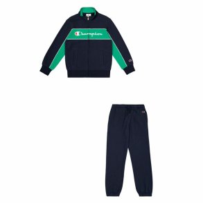 Trningsdragt til brn Champion Full Zip Suit Mrkebl Marinebl