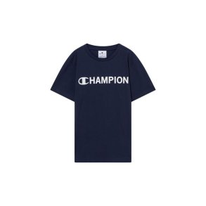 B�rne Kort�rmet T-shirt Champion Graphic Shop Marinebl�