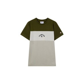 B�rne Kort�rmet T-shirt Champion Icons Plus Oliven