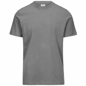 Kort�rmet T-shirt til M�nd Kappa Cafers Slim M�rkegr�