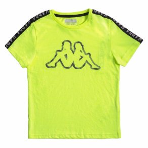B�rne Kort�rmet T-shirt Kappa Skappa K Limegr�n