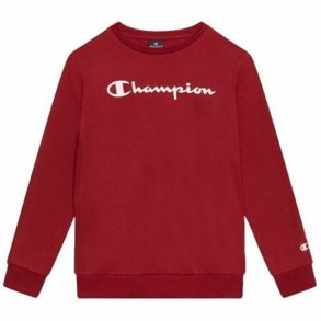 Sweatshirt til Brn Champion Crewneck Hvid Rd