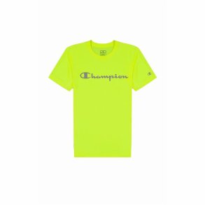 Kortrmet T-shirt til Mnd Champion Crewneck Limegrn