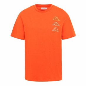 Kort�rmet T-shirt til M�nd Kappa Kemilia Orange