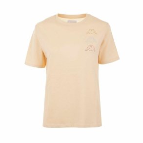Kortrmet T-shirt til Kvinder Kappa Kemilia Beige
