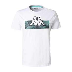 Brne Kortrmet T-shirt Kappa Eryx  Hvid