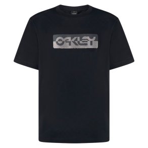 Kort�rmet T-shirt til M�nd Oakley Duality B1B Sort