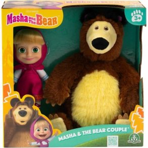 Action Figurer MASHA AND THE BEAR MHA21 2 Dele (2 enheder)