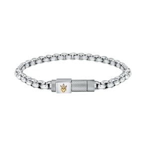 Armbnd til mnd Maserati JM223ATK25 Slv Slvfarvet