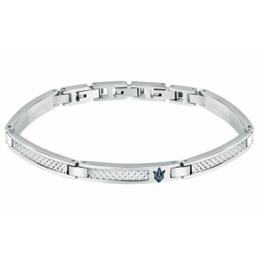 Armbnd til mnd Maserati JM423AVD21 Rustfrit stl 21,5 cm