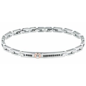 Armbnd til mnd Maserati JM423AVD25 Rustfrit stl 21,5 cm