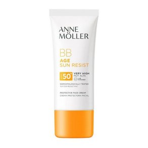 Fugtighedscreme med Farve ge Sun Rerist BB Cream Anne Mller 90008C (50 ml) SPF	50+ Spf 50 50 ml