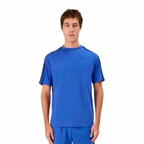 Kortrmet T-shirt til Mnd Kappa Gramio Marinebl