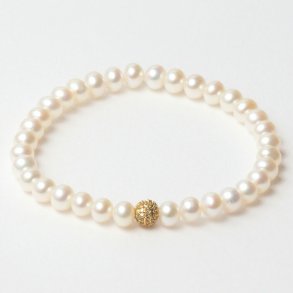 Armbnd til kvinder Lancaster JLA-BR-SB-6-WH 16 mm