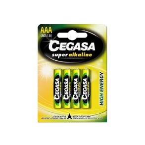 LR03 Alkalinebatterier Cegasa LR03 1,5V (4 uds)