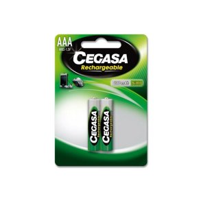 Genopladelige batterier Cegasa HR3 800 mAh 800 mAh (2 uds)