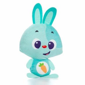 Bamse med Lyd Molt Gusy luz Baby Bunny Turkisbl 7,5 cm