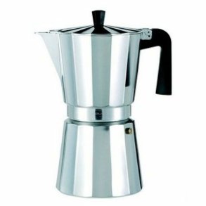 Italiensk Kaffekande Valira VITRO 9T Slvfarvet Aluminium 9 Kopper