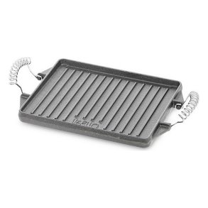 Grill-kogeplade Vaello Rektangulr Gr Stbejern (27 x 21 cm)