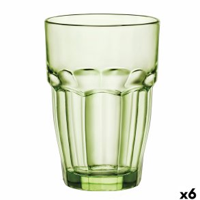 Glas Bormioli Rocco Rock Bar Gr�n Glas 370 ml (6 enheder)