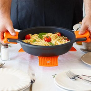 Skrebrt BRA A191000 Orange Silikone (2 enheder)