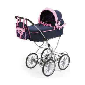 Lille Barnevogn til Dukker Reig Dolls Pram Marinebl 64 cm