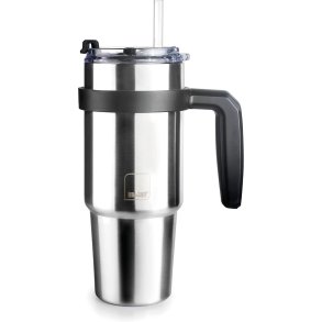 Kop med hank Ibili 669006 Gr� Rustfrit st�l 580 ml