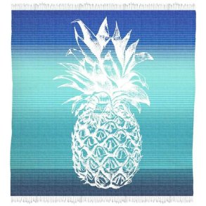 Strandhndklde Secaneta Fouta 170 x 170 cm Dobbelt Ananas