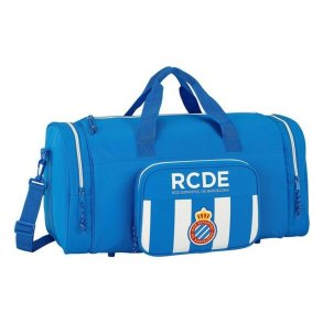 Sportstaske RCD Espanyol Bl Hvid 55 x 26 x 27 cm