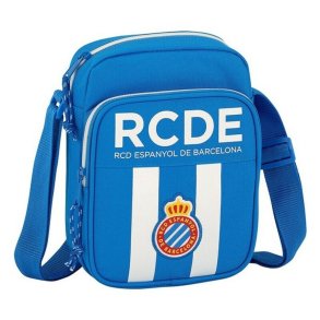 Skuldertasker RCD Espanyol 611753672 Bl Hvid (16 x 22 x 6 cm)
