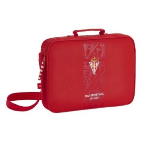 Skole skoletaske Real Sporting de Gijn Rd (38 x 28 x 6 cm)