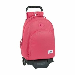 Skolerygsk med Hjul 905 BlackFit8 M313G Pink (32 x 42 x 15 cm)