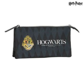 Vadsk Harry Potter Hogwarts Tredobbelt Harry Potter Sort Gr (22 x 12 x 3 cm) (22 x 3 x 12 cm)
