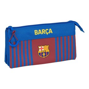 Tredobbelt bretaske F.C. Barcelona M744 22 x 12 x 3 cm Rdbrun Marinebl