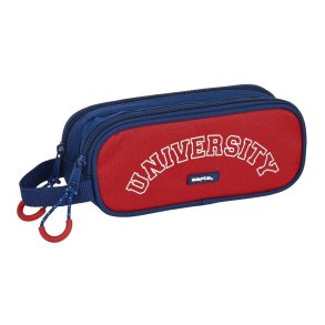 Dobbelt carry-all Safta University Rd Marinebl (21 x 8 x 6 cm)