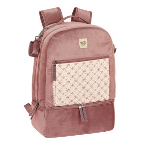 Rygsk til babytilbehr Safta Marsala Pink (30 x 43 x 15 cm)