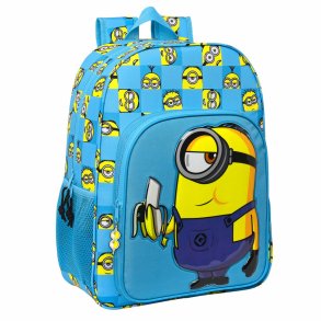 Skoletaske Minions Minionstatic Bl 33 x 42 x 14 cm