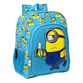 Skoletaske Minions Minionstatic Bl 32 x 38 x 12 cm
