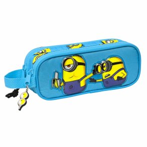 Dobbelt carry-all Minions Minionstatic Bl (21 x 8 x 6 cm)