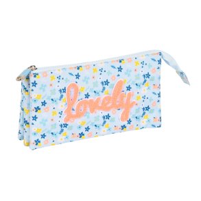 Tredobbelt bretaske Moos Lovely Bl 22 x 12 x 3 cm