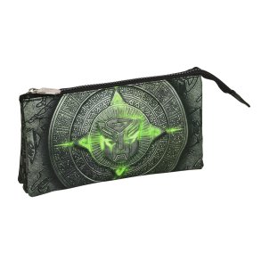 Tredobbelt bretaske Transformers Sort 22 x 12 x 3 cm