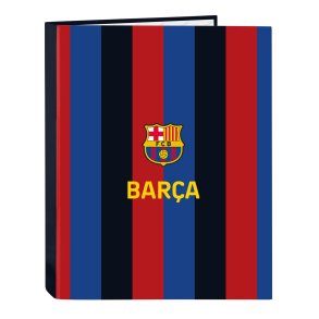 Ringbind F.C. Barcelona Rdbrun Marinebl A4 26.5 x 33 x 4 cm