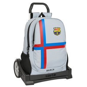 Skolerygsk med Hjul F.C. Barcelona Gr 32 x 44 x 16 cm