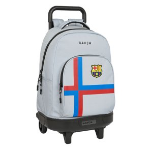 Skolerygsk med Hjul F.C. Barcelona Gr (33 x 45 x 22 cm)