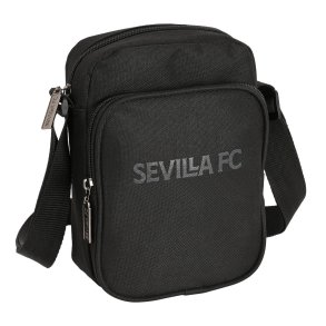 Skuldertaske Sevilla Ftbol Club Teen 16 x 22 x 6 cm Sort